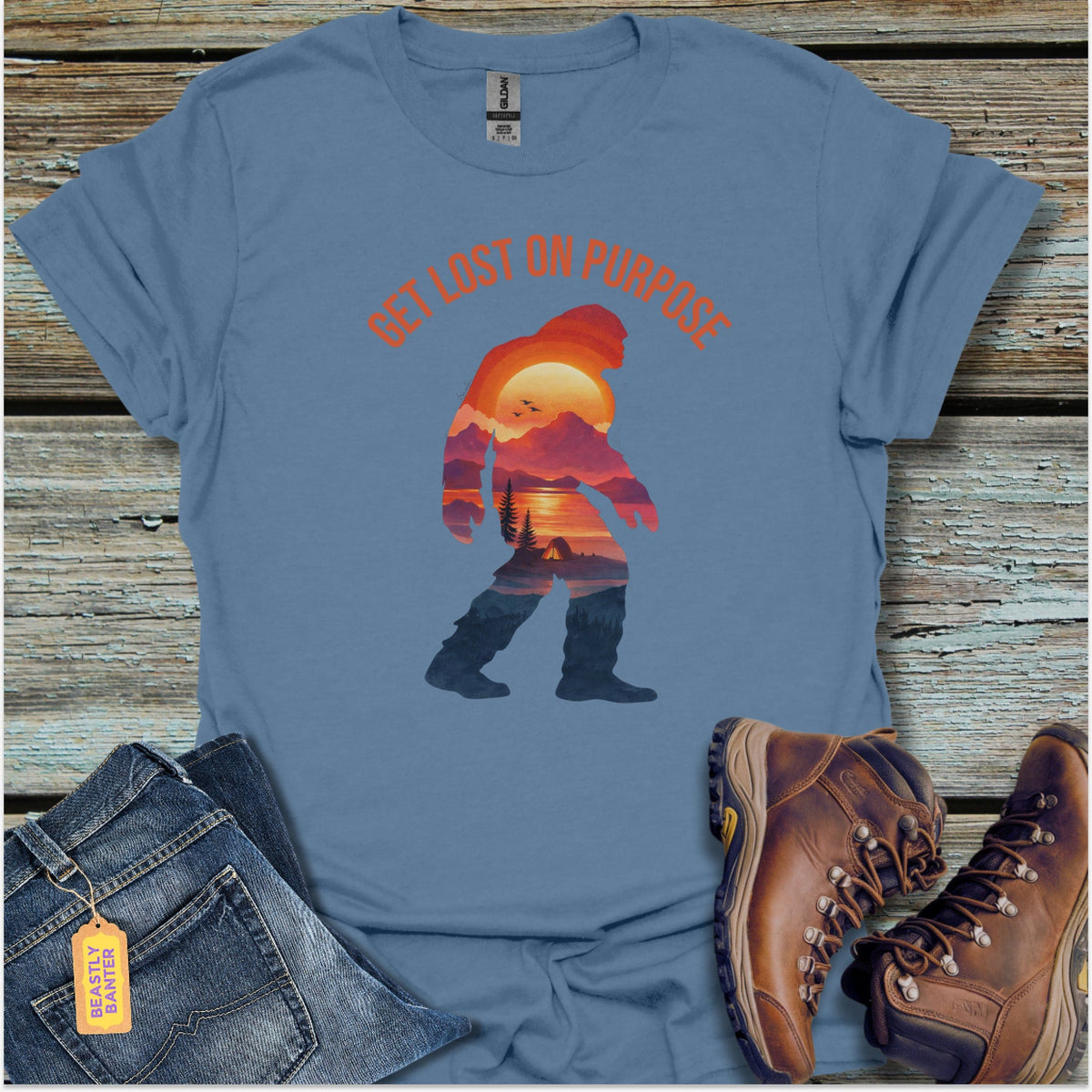 Bigfoot Get Lost T-Shirt - Beastly Banter