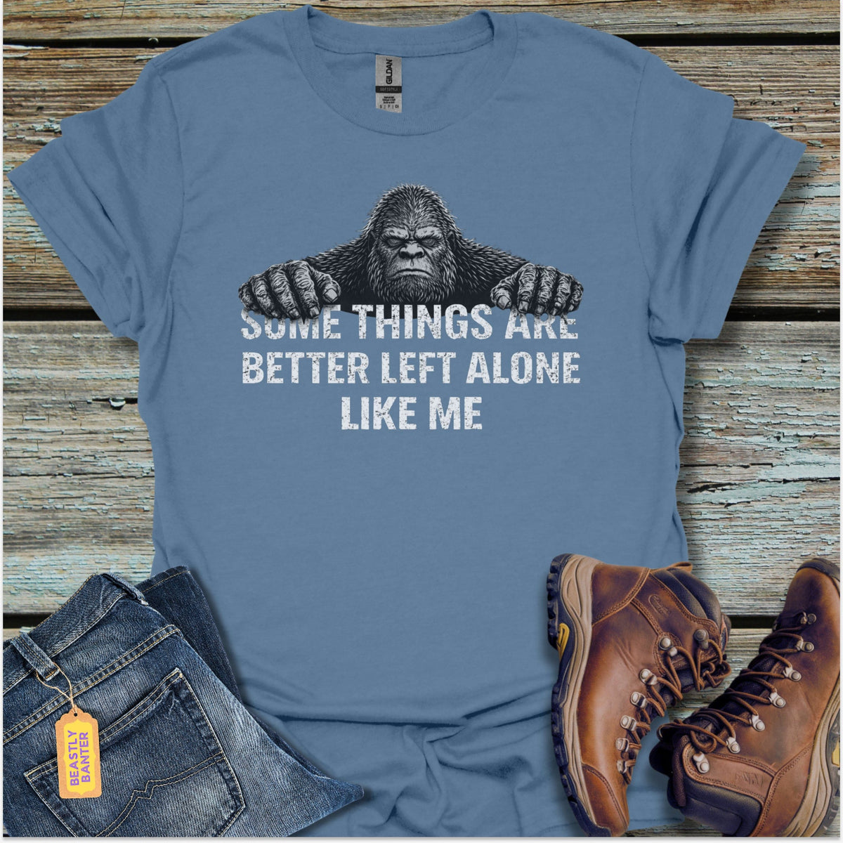 Leave Bigfoot Alone T-Shirt - Beastly Banter