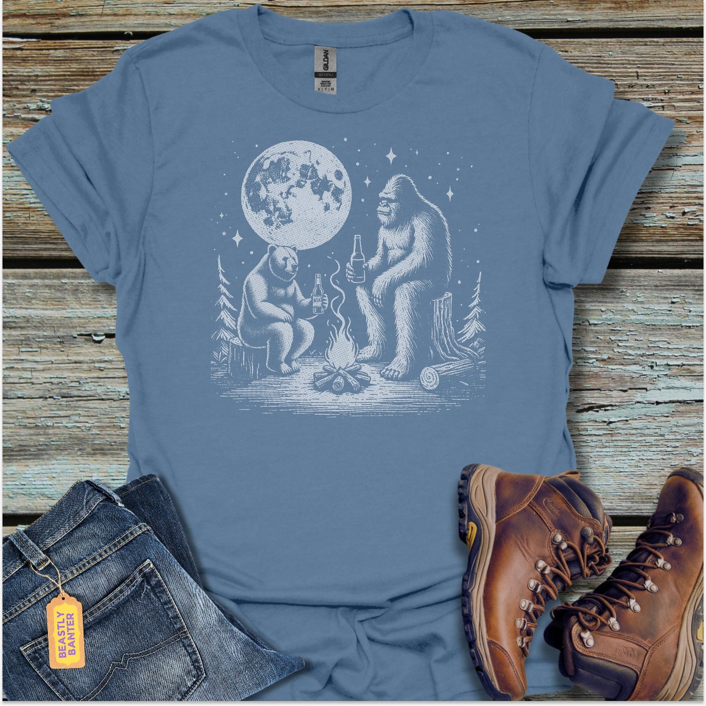 Beers with Bigfoot T-Shirt - Beastly Banter