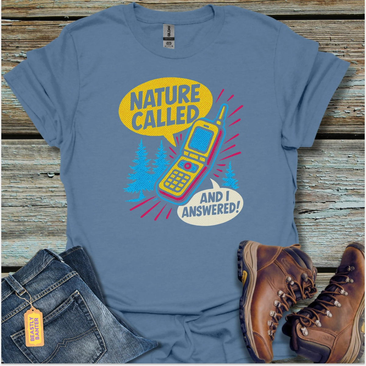 Nature Called Hiking T-Shirt - Beastly Banter