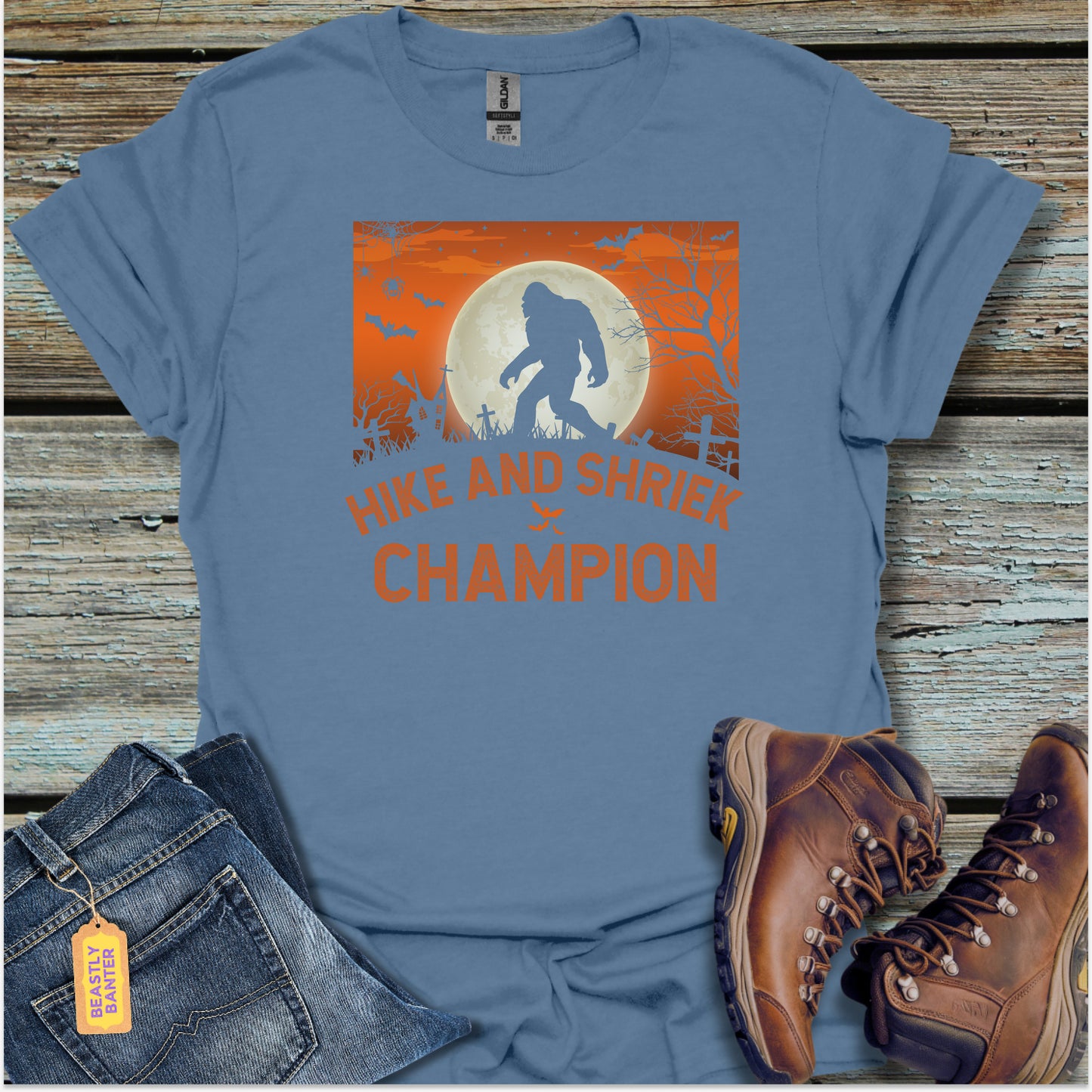 Bigfoot Halloween Hike and Shriek T-Shirt