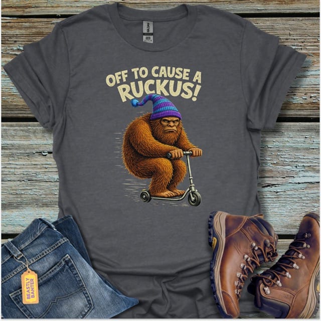Causing Ruckus BigfootT-Shirt - Beastly Banter