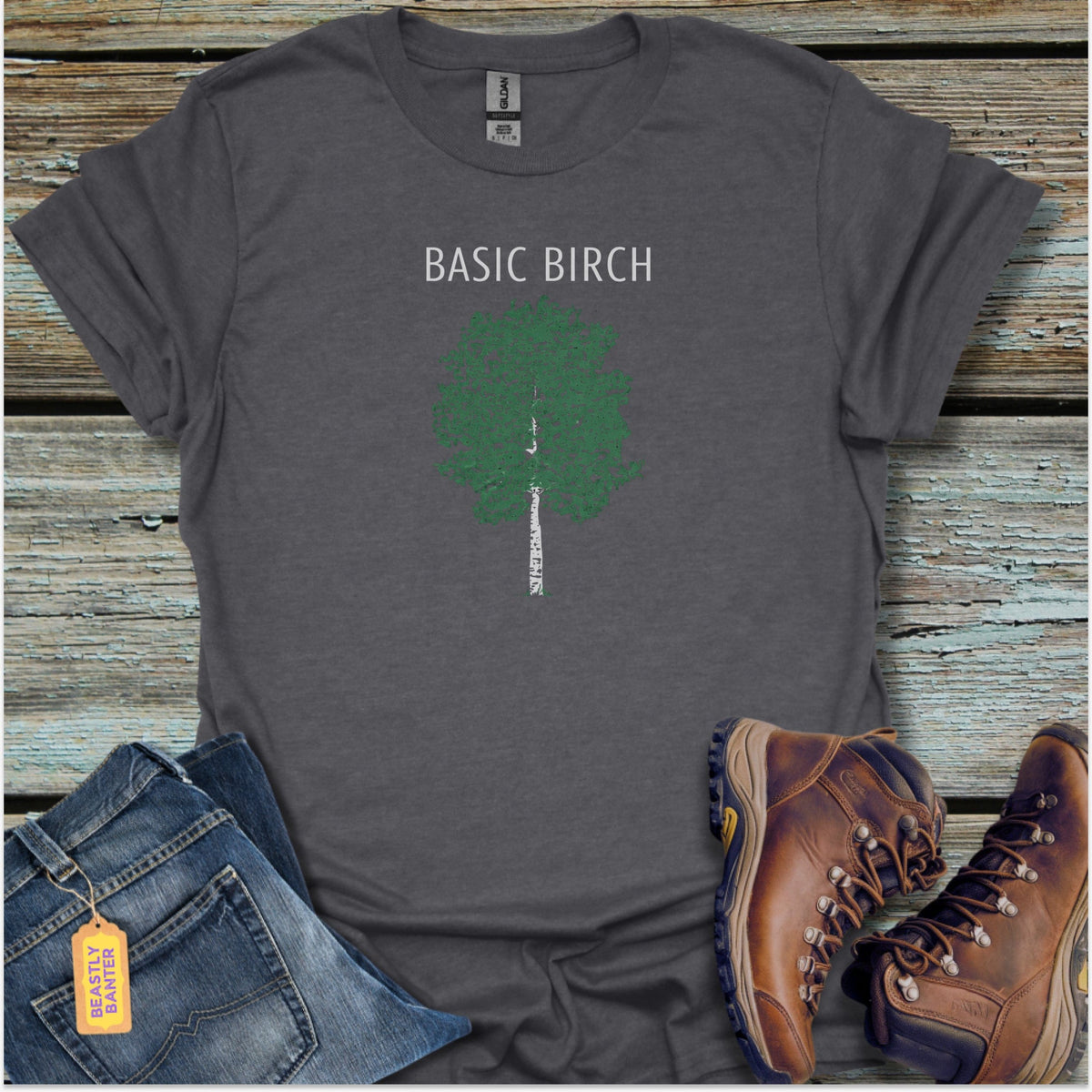 Basic Birch T-Shirt - Beastly Banter