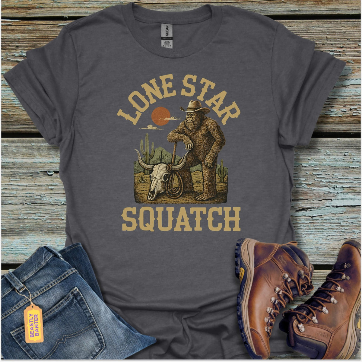 Lone Star Squatch T-Shirt - Beastly Banter