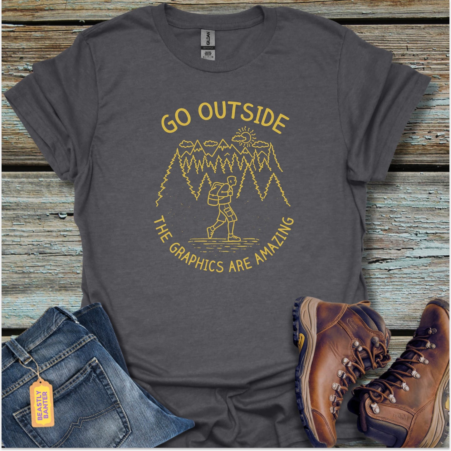 Go Outside T-Shirt - Beastly Banter