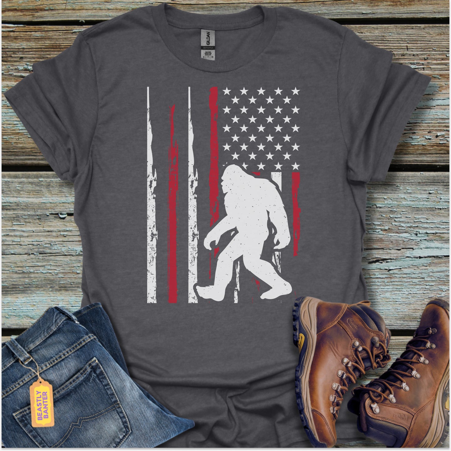 Bigfoot Walks Free T-Shirt