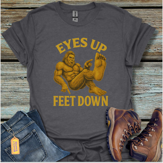 Eyes Up Bigfoot T-Shirt