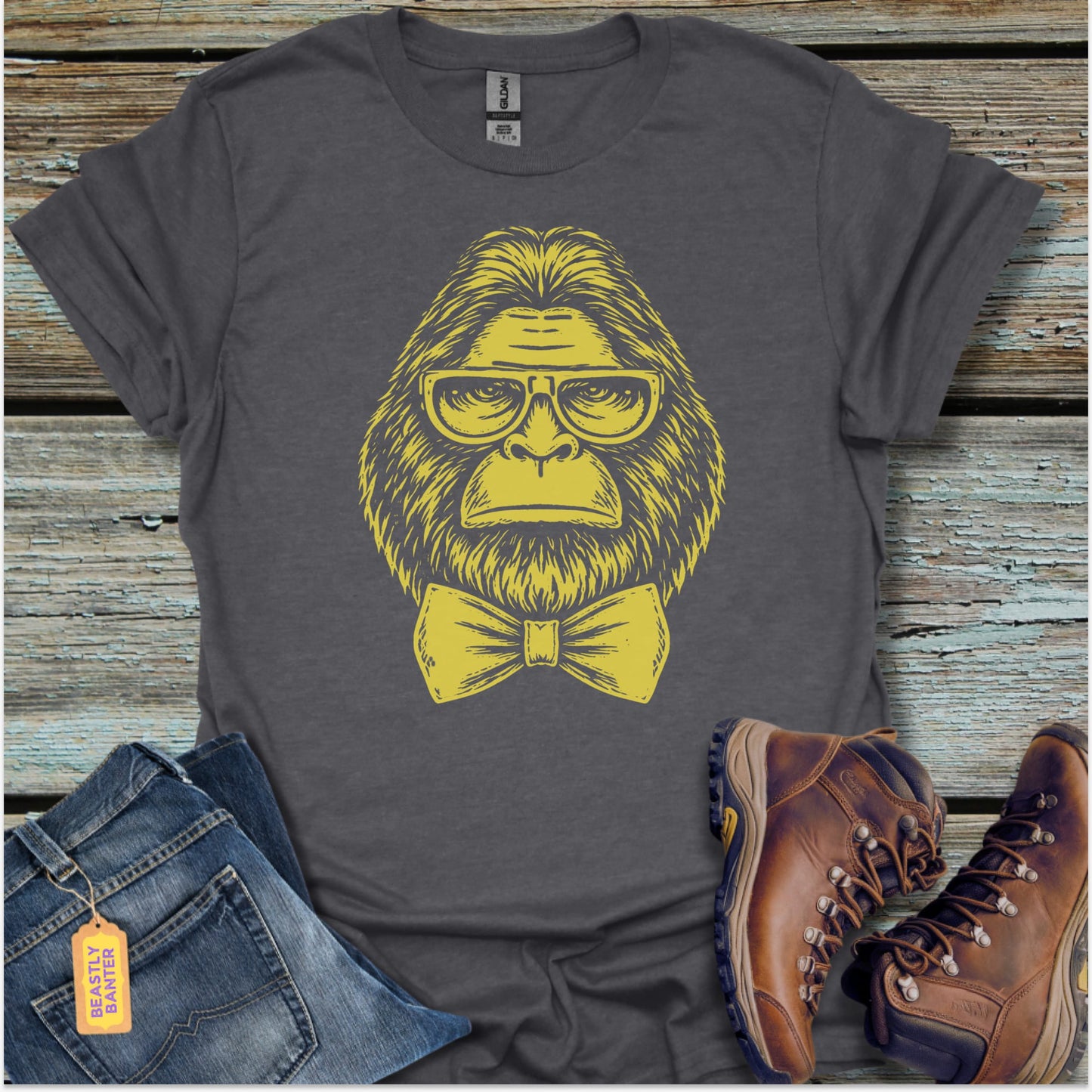 Professor Bigfoot T-Shirt - Beastly Banter