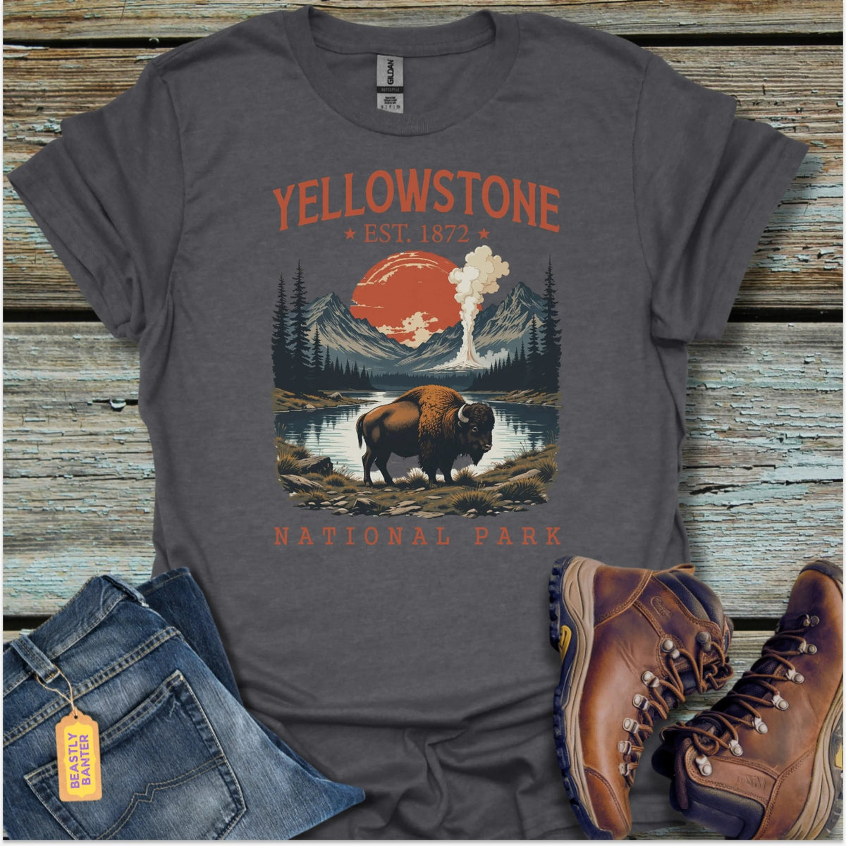 Yellowstone *Est. 1872 T-Shirt - Beastly Banter