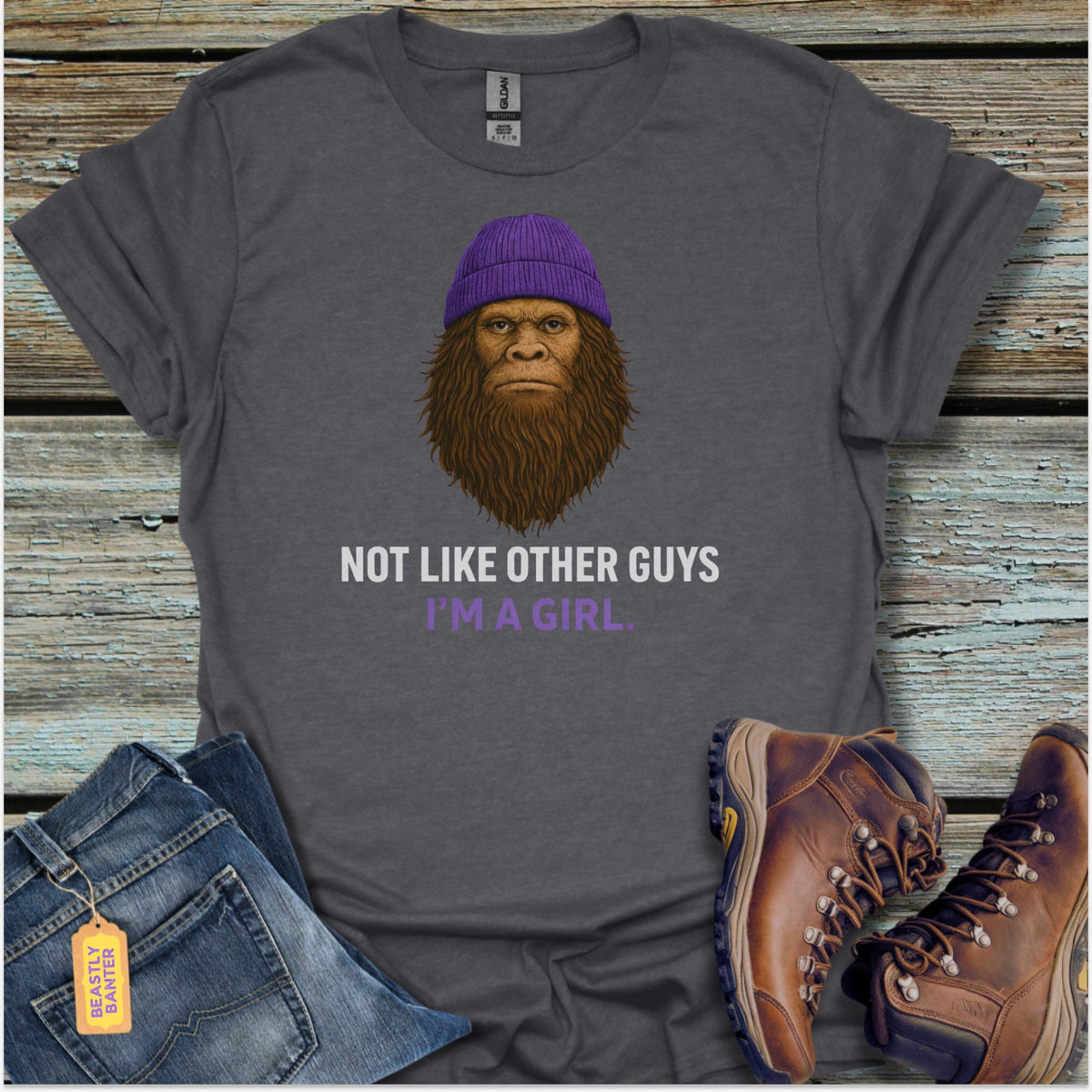 Bigfoot Not Like Other Guys T-Shirt - Beastly Banter