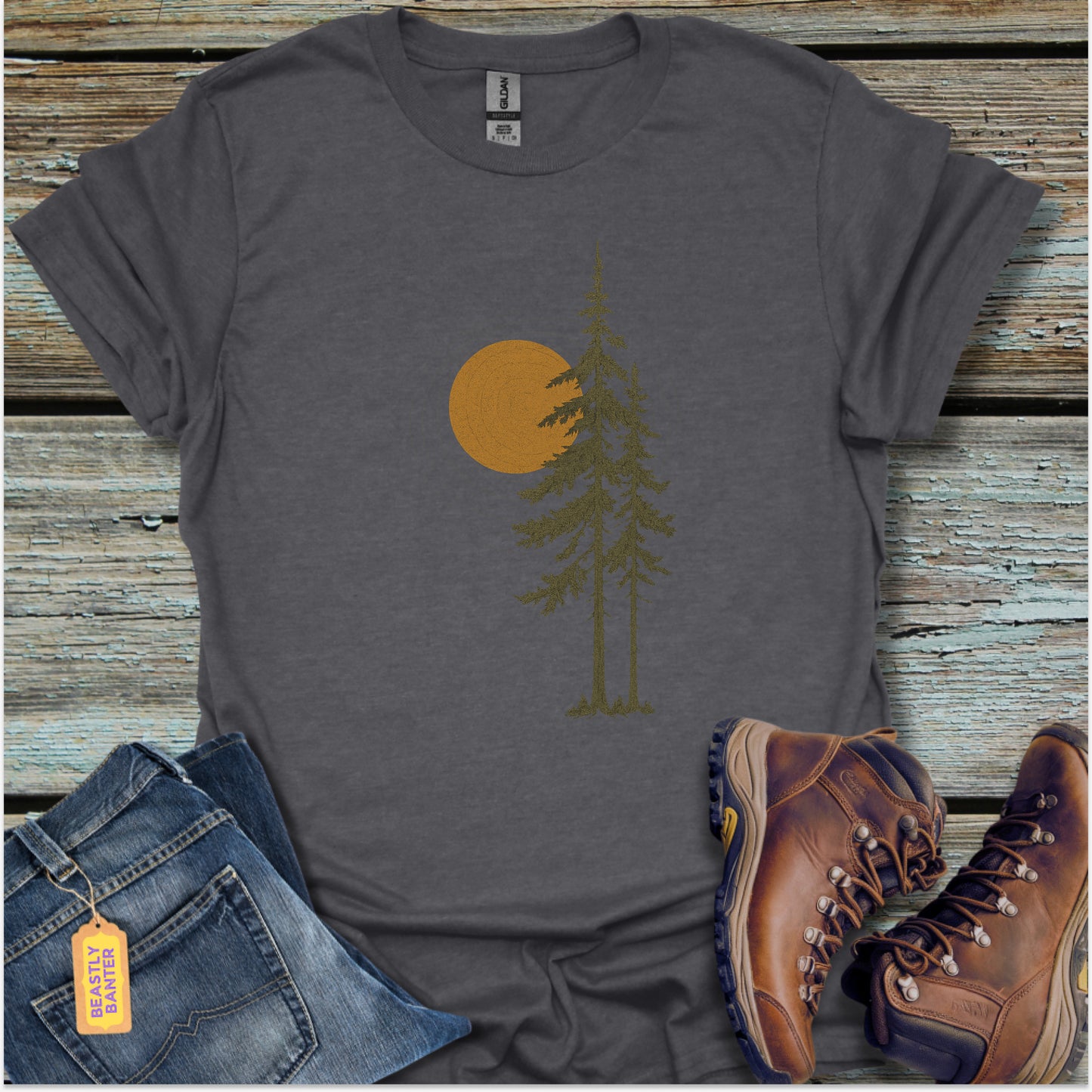 Minimal Pine Tree T-Shirt