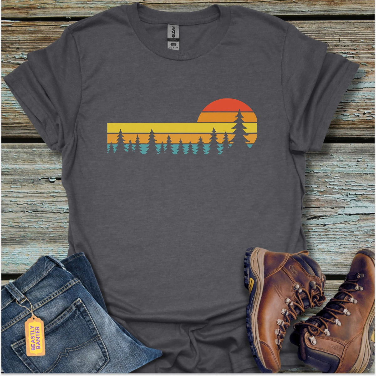 Forest Sunset T-Shirt - Beastly Banter