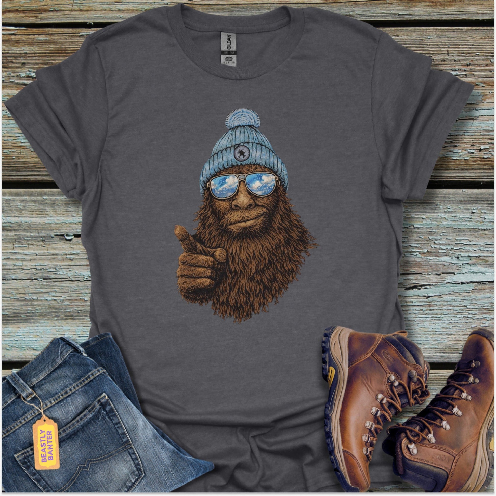 Bigfoot Reflections T-Shirt - Beastly Banter