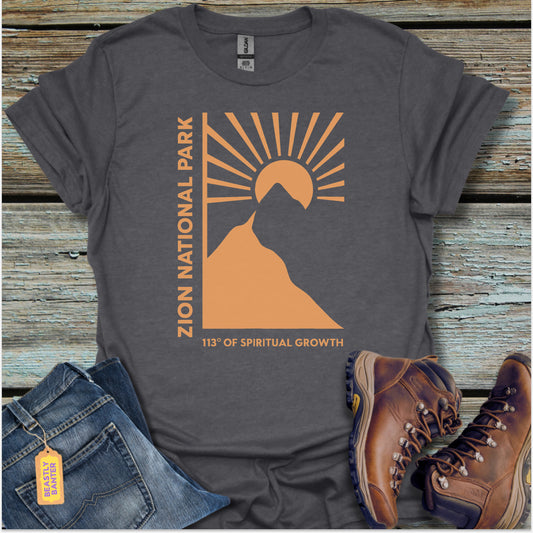 Zion Nat. Park Spiritual Growth  T-Shirt