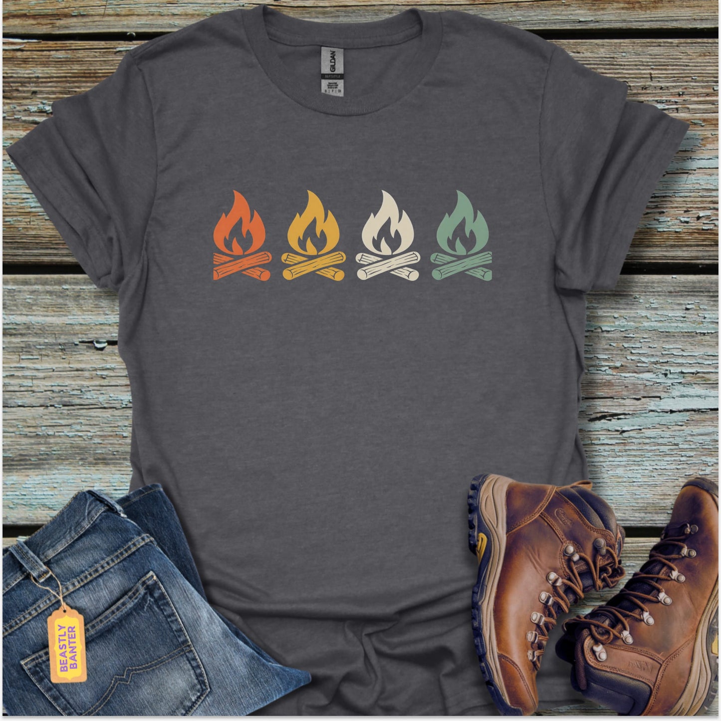 Campfire Sequence T-Shirt - Beastly Banter