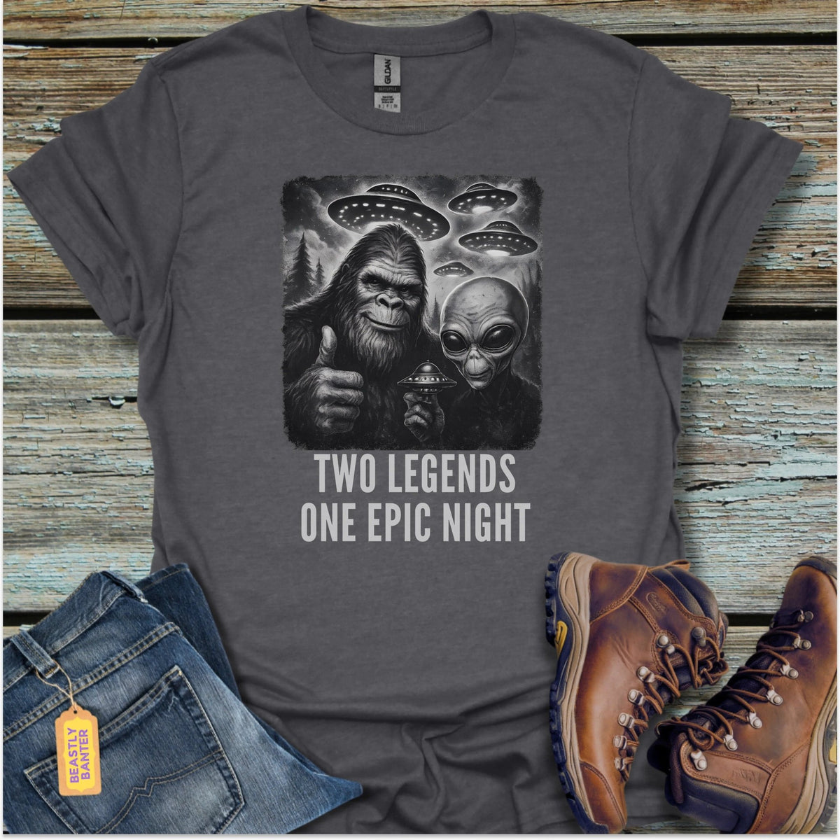 Two Legends Bigfoot T-Shirt - Beastly Banter