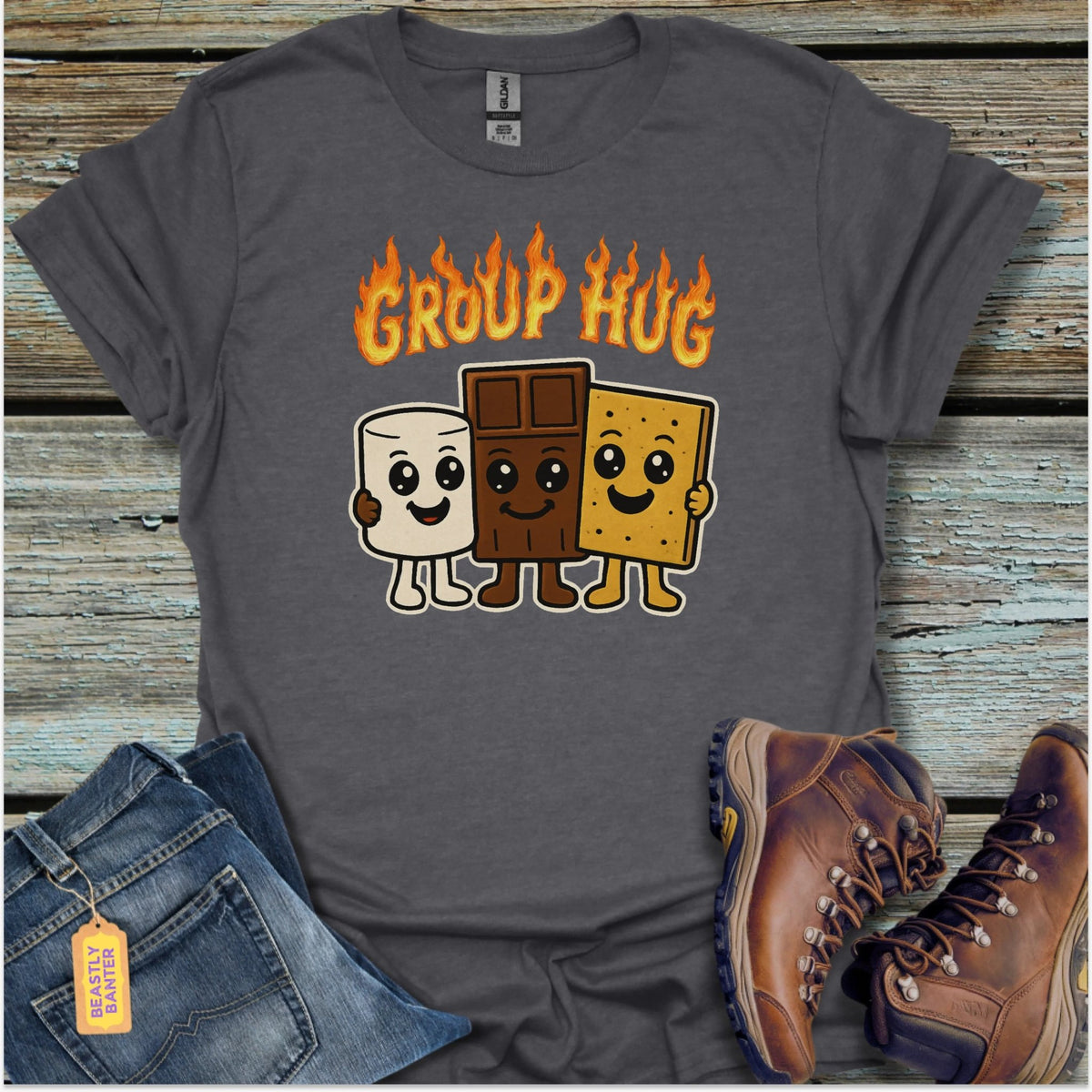 Group Hug S’mores T-Shirt - Beastly Banter