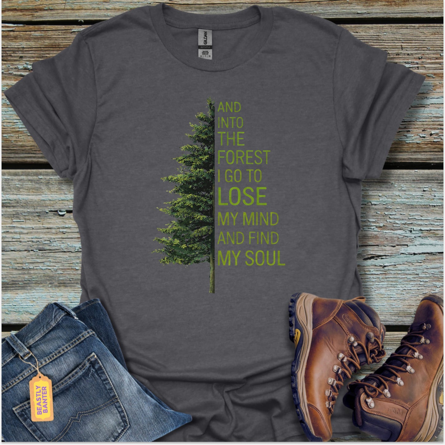 Off To The Forest T-Shirt - Beastly Banter