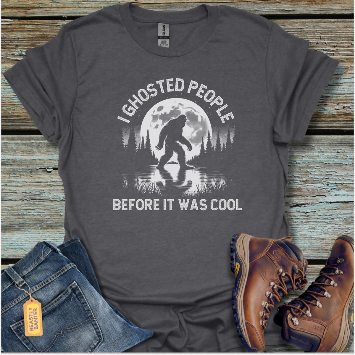 Bigfoot Ghosted People T-Shirt - Beastly Banter