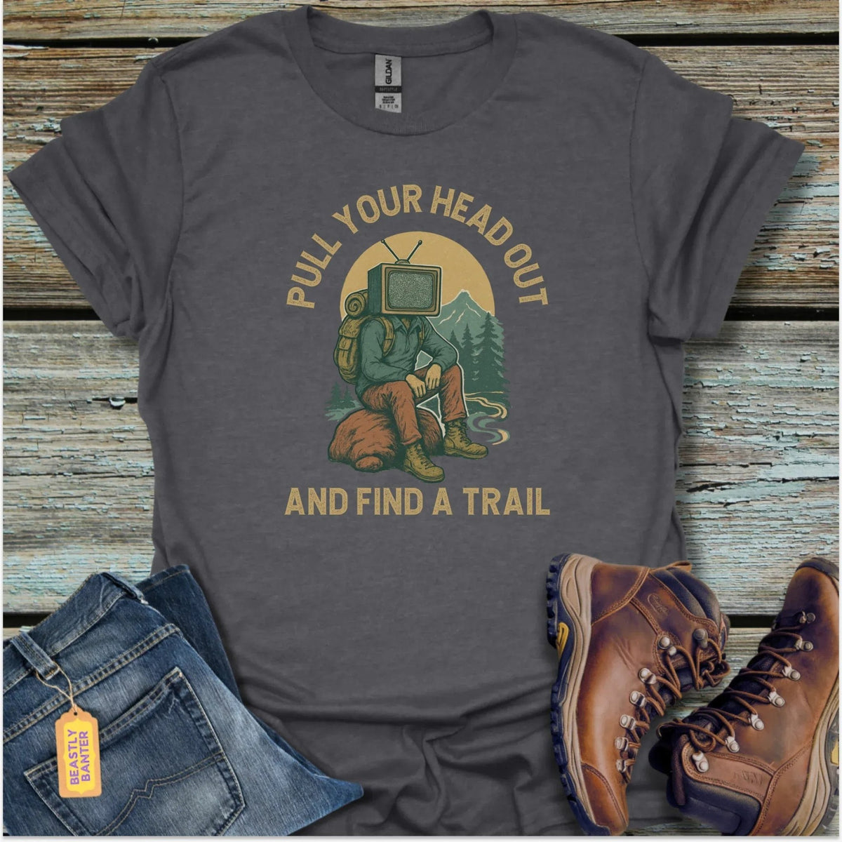 Pull Your Head Out T-Shirt - Beastly Banter