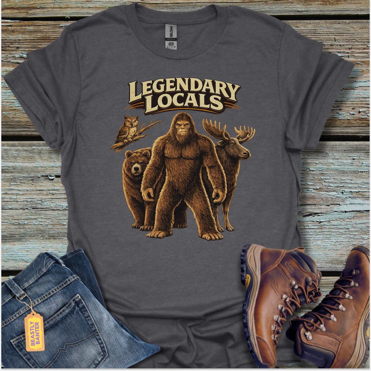 Legendary Locals Bigfoot T-Shirt - Beastly Banter