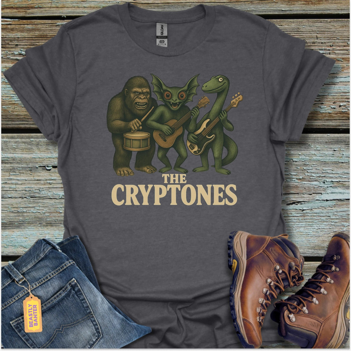 The Cryptones Bigfoot T-Shirt - Beastly Banter