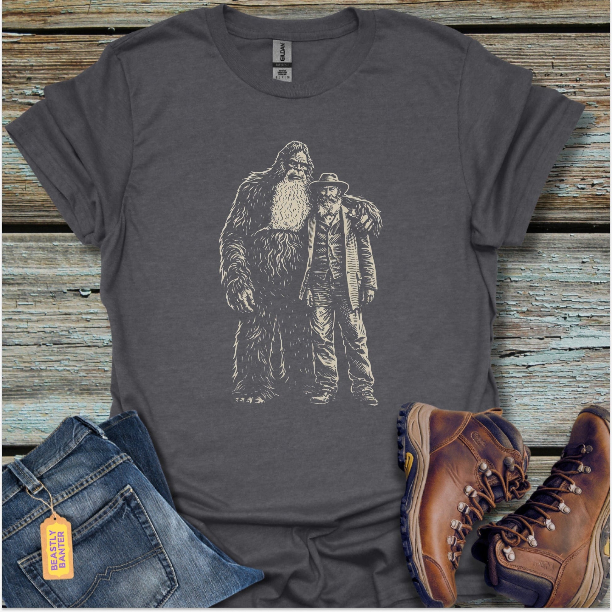 Old Friends Bigfoot T-Shirt - Beastly Banter