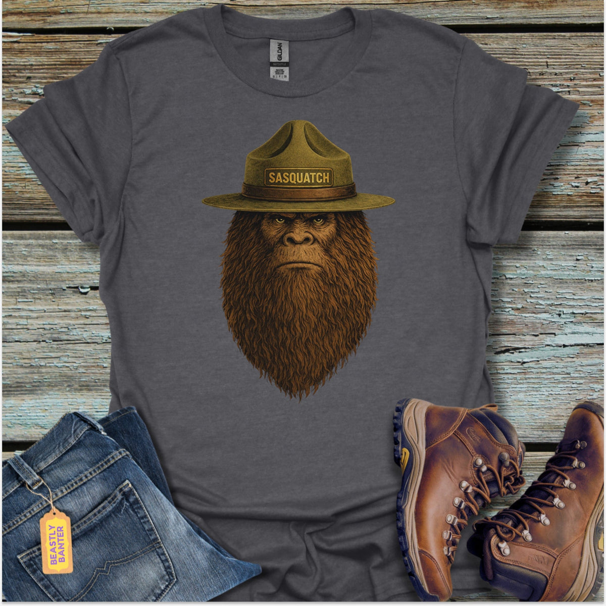Sasquatch Ranger T-Shirt - Beastly Banter