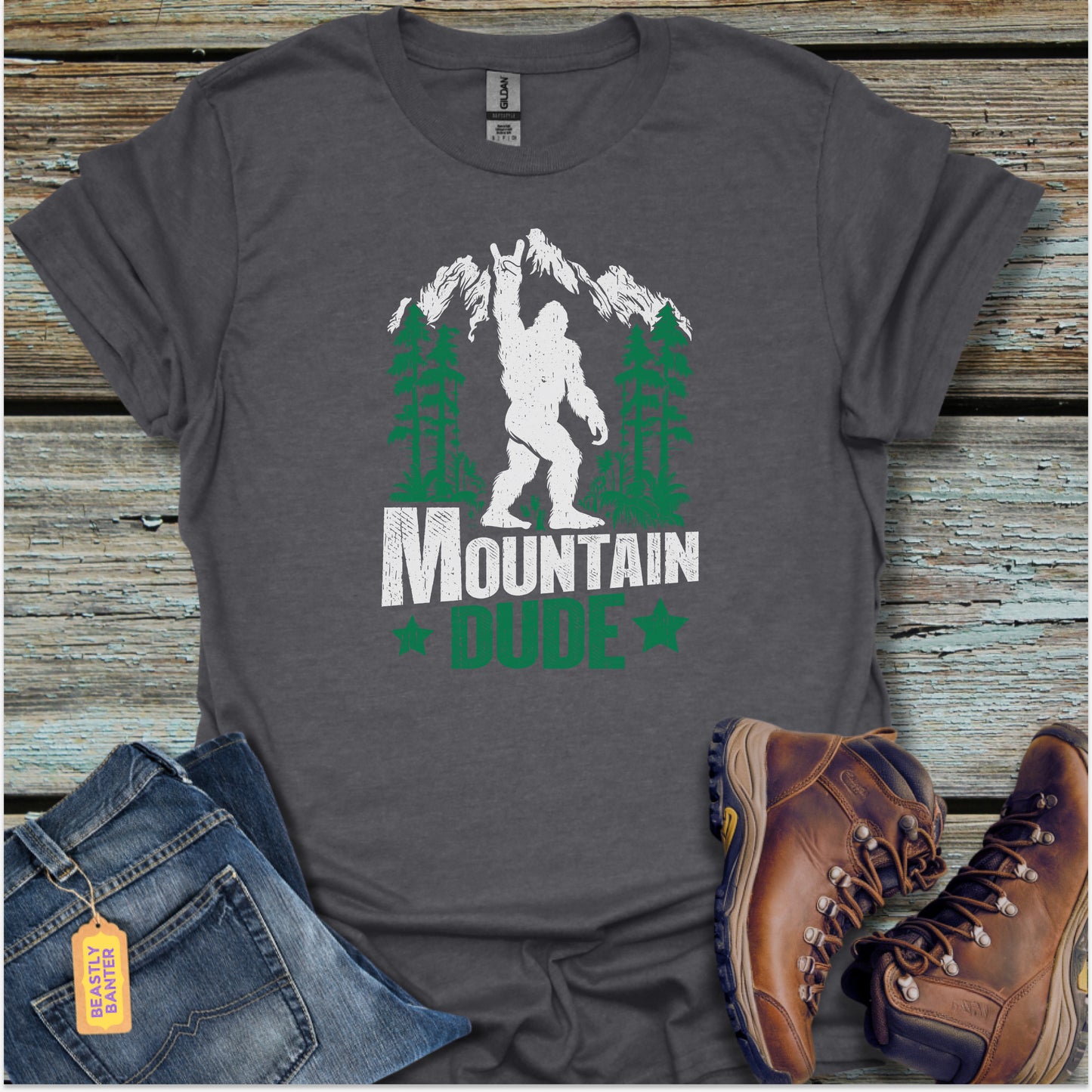 Mountain Dude Bigfoot T-Shirt