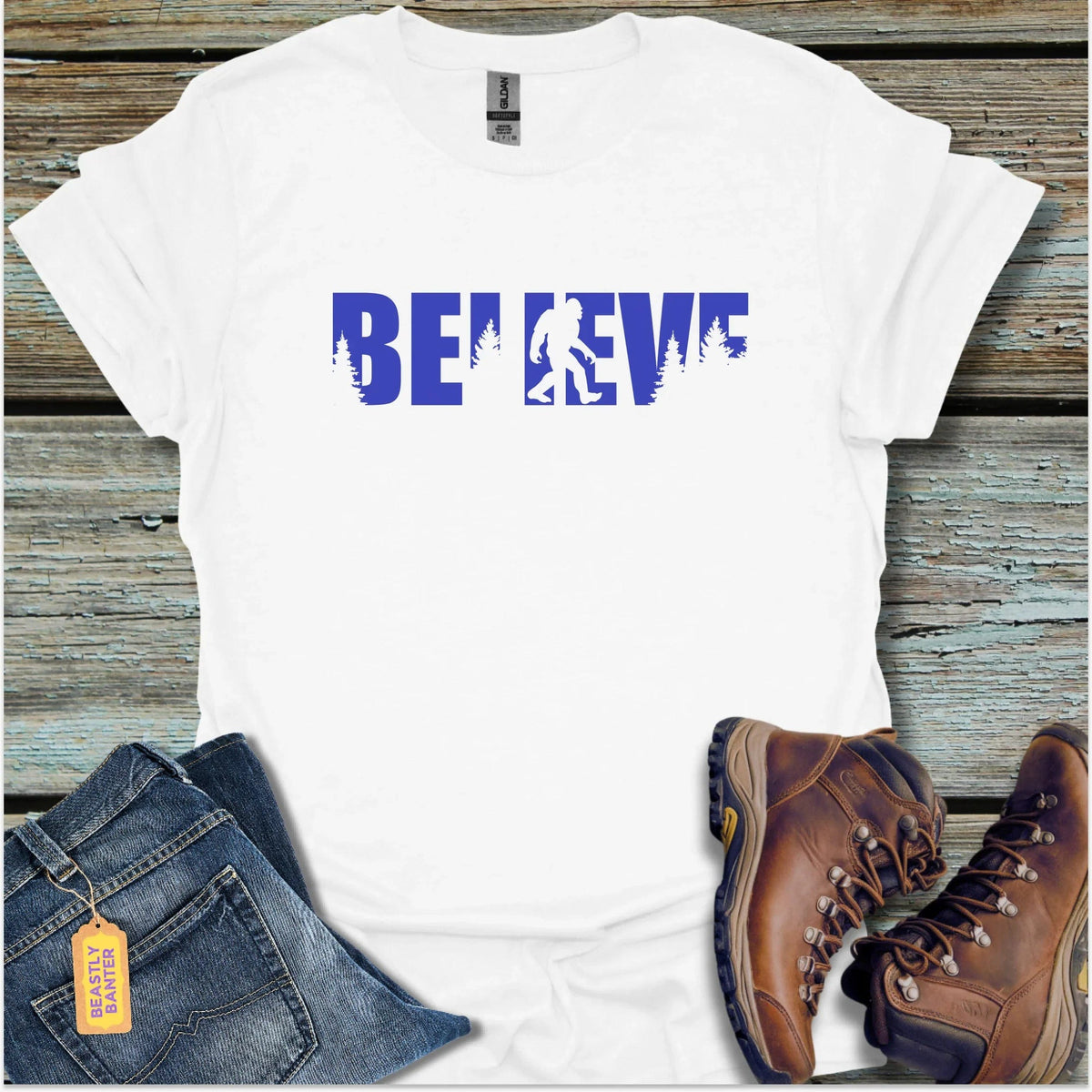 Bigfoot Believe T-Shirt - Beastly Banter