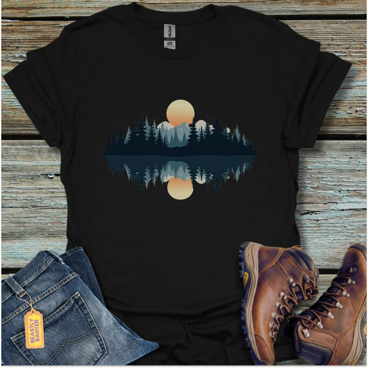 Reflections at Dusk T-Shirt - Beastly Banter