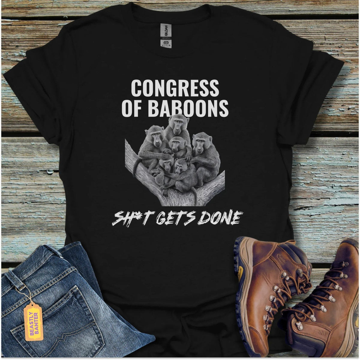 Congress of Baboons T-Shirt - Beastly Banter