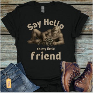 Say Hello Bigfoot T-Shirt