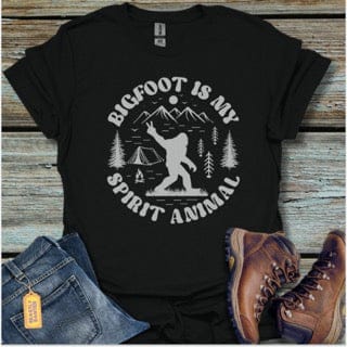 Bigfoot Is My Spirit Animal T-Shirt - Beastly Banter