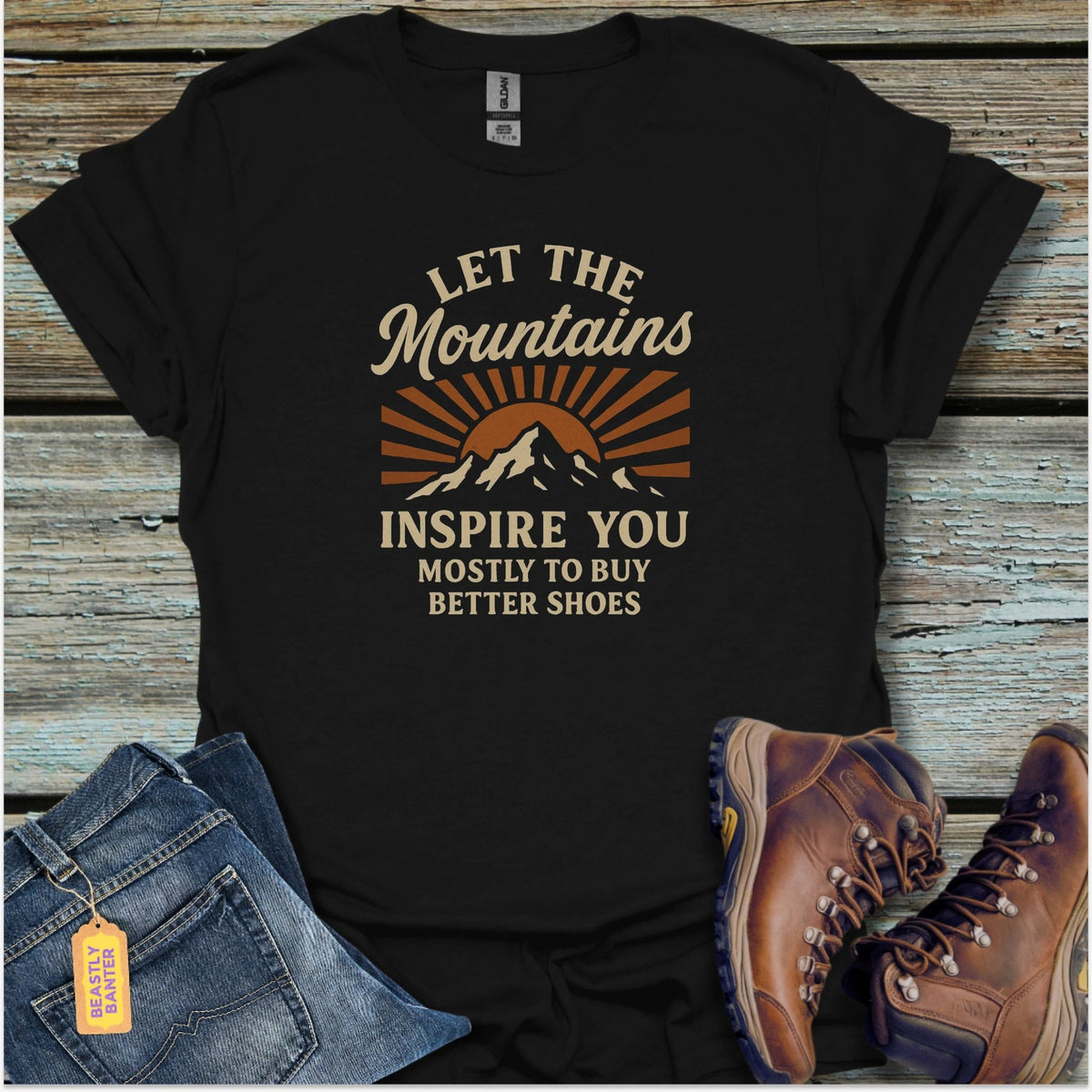 Let The Mountains Inspire You T-Shirt - Beastly Banter
