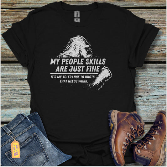 Bigfoot People Skills T-Shirt