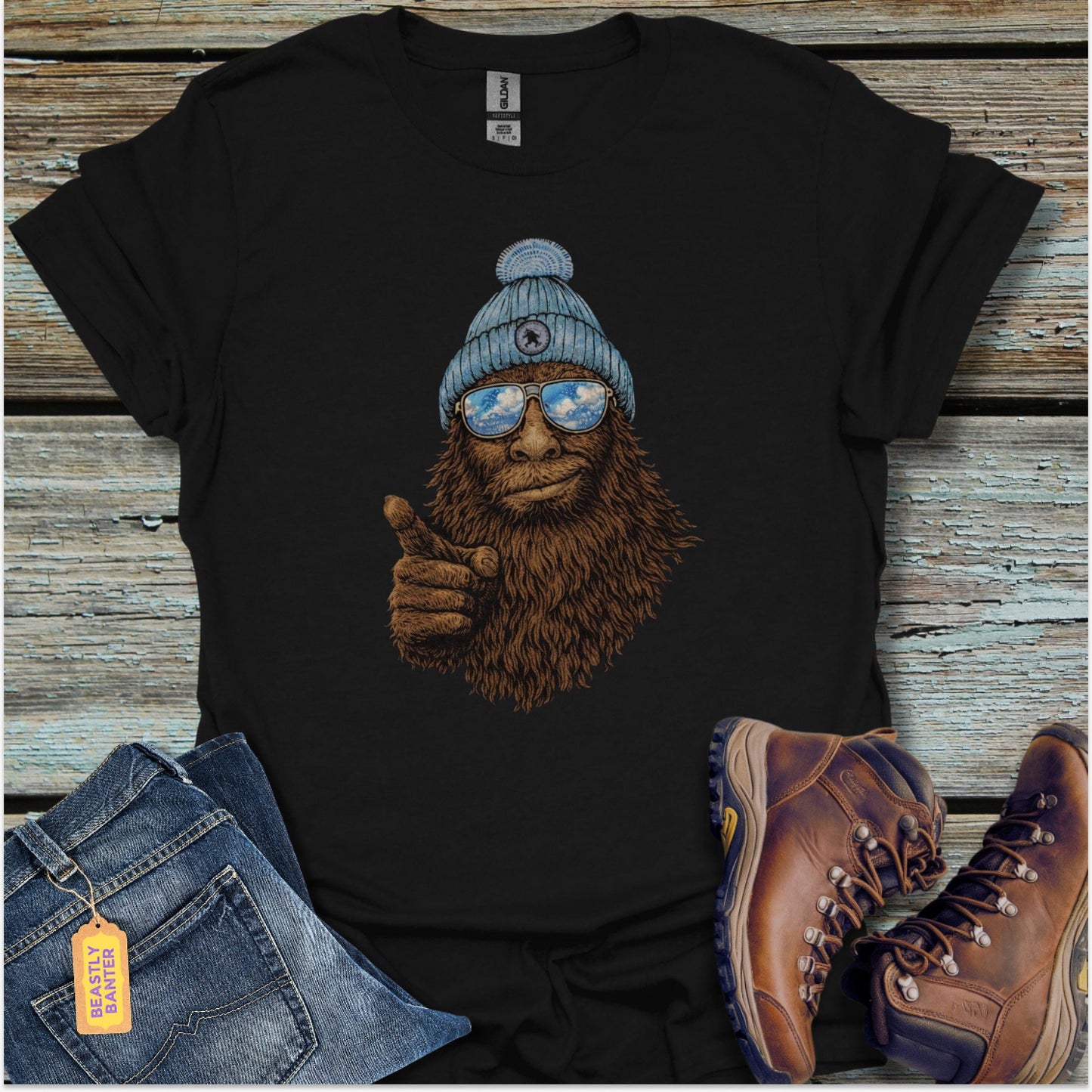 Bigfoot Reflections T-Shirt - Beastly Banter
