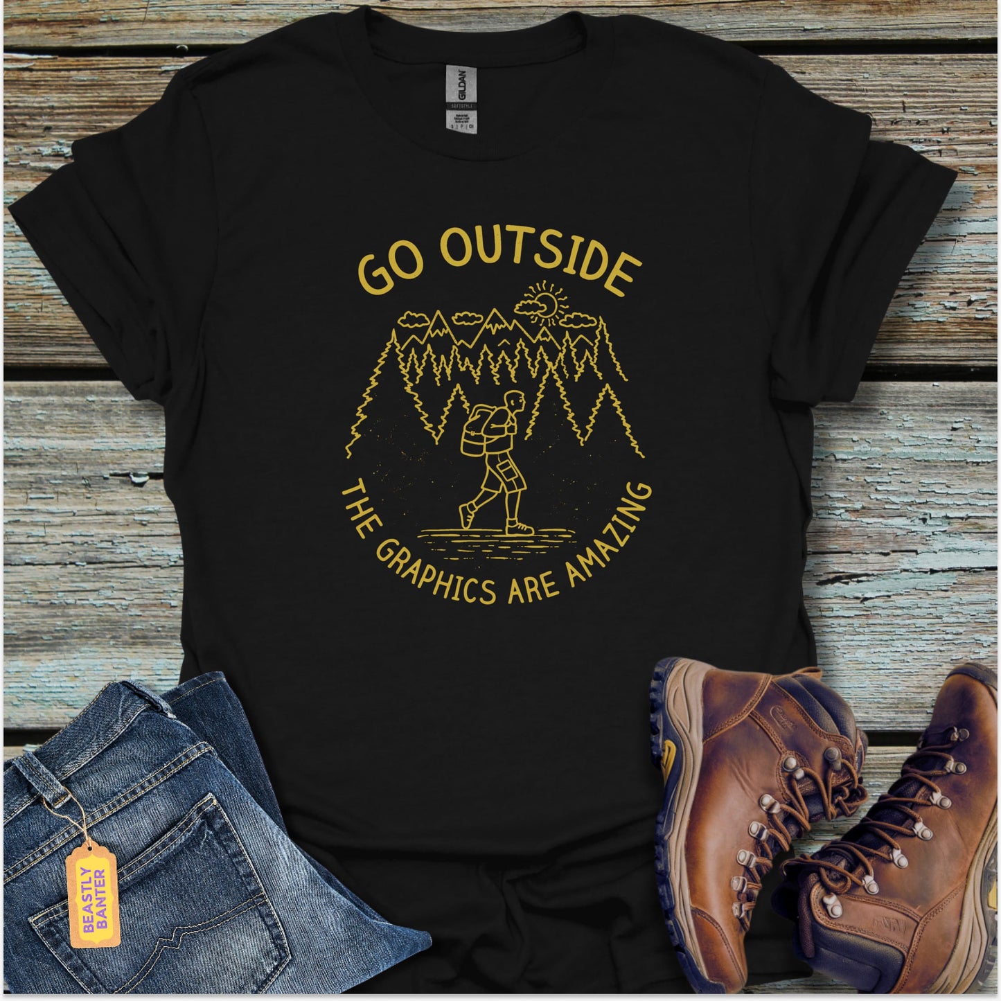 Go Outside T-Shirt - Beastly Banter