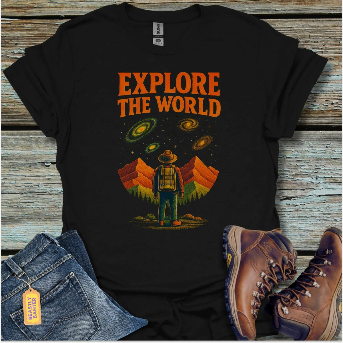 Explore The World Trail T-Shirt - Beastly Banter