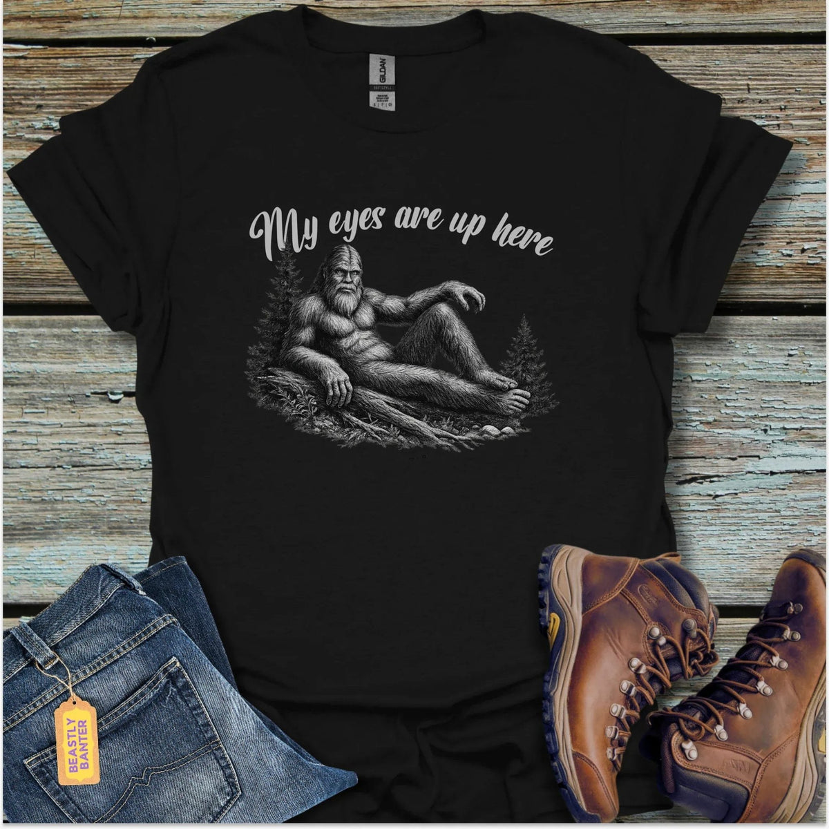 Bigfoot My Eyes T-Shirt - Beastly Banter