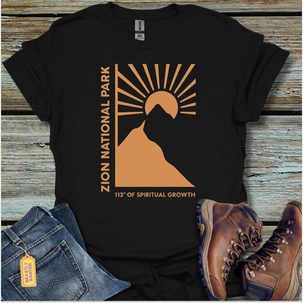 Zion Nat. Park Spiritual Growth T-Shirt - Beastly Banter