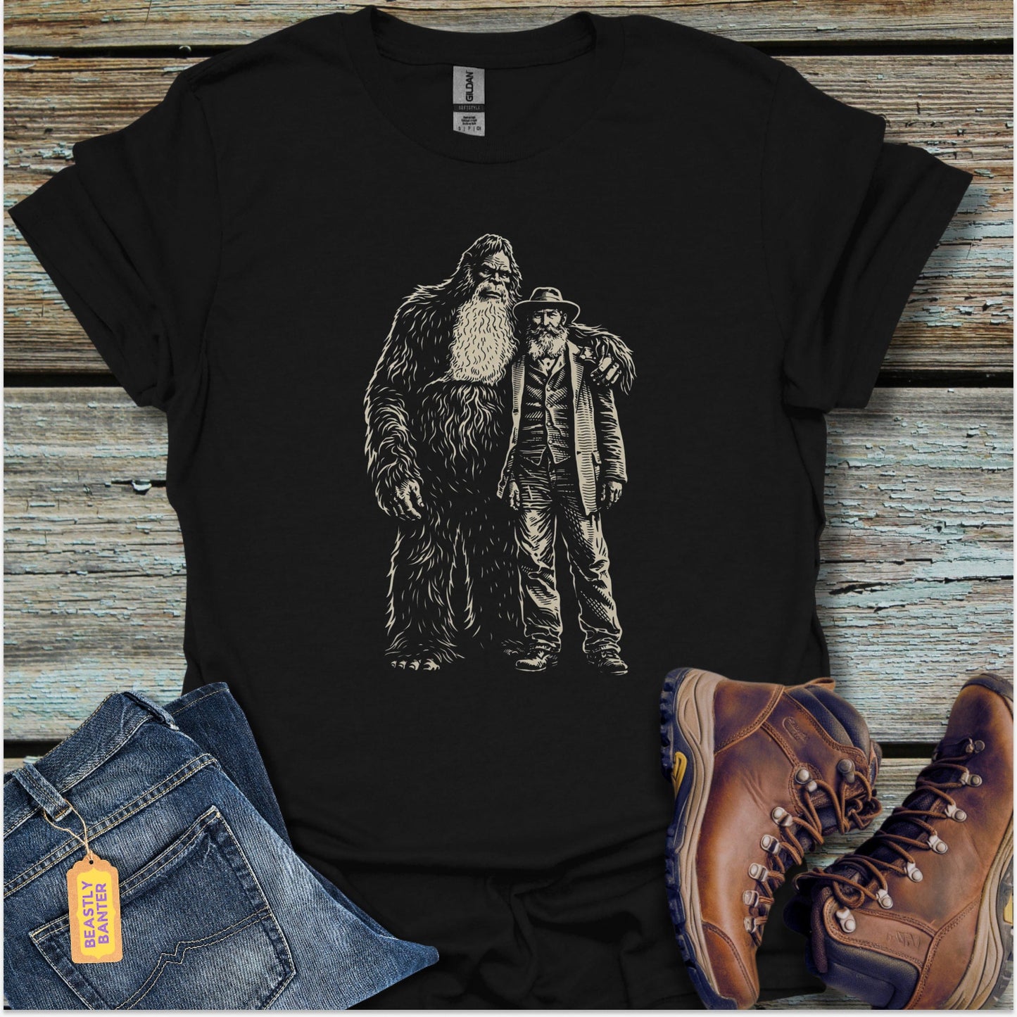 Old Friends Bigfoot T-Shirt - Beastly Banter