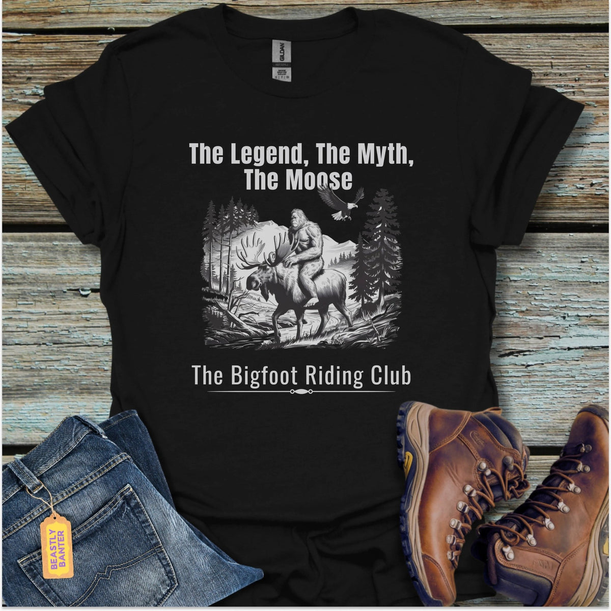 Bigfoot Riding Club T-Shirt - Beastly Banter
