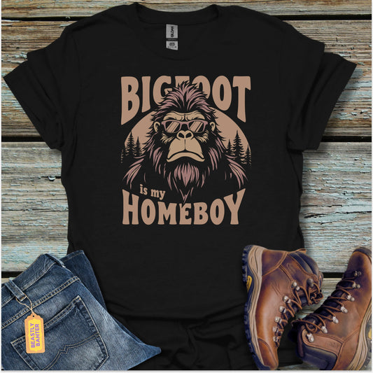 Bigfoot Is My Homeboy T-Shirt