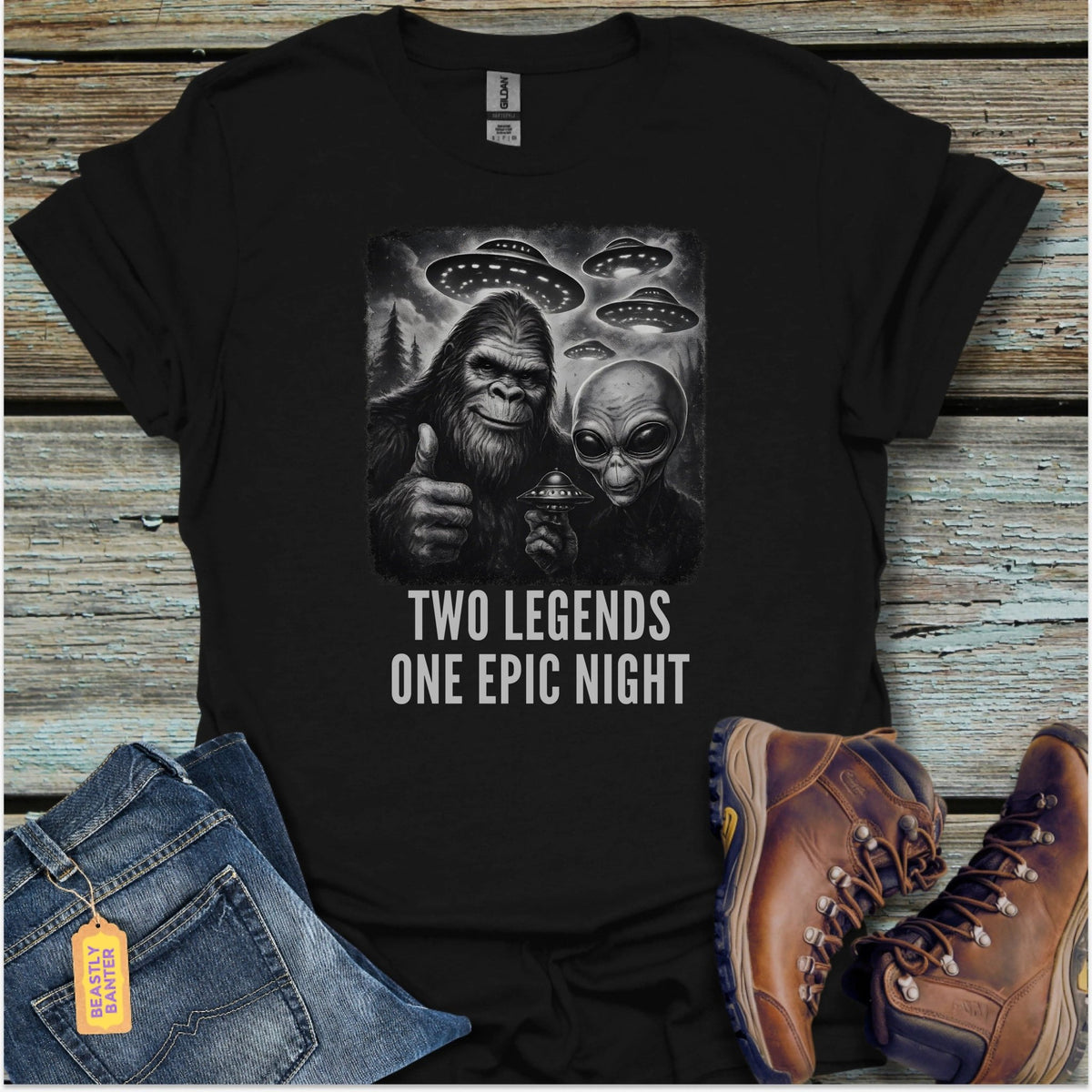 Two Legends Bigfoot T-Shirt - Beastly Banter