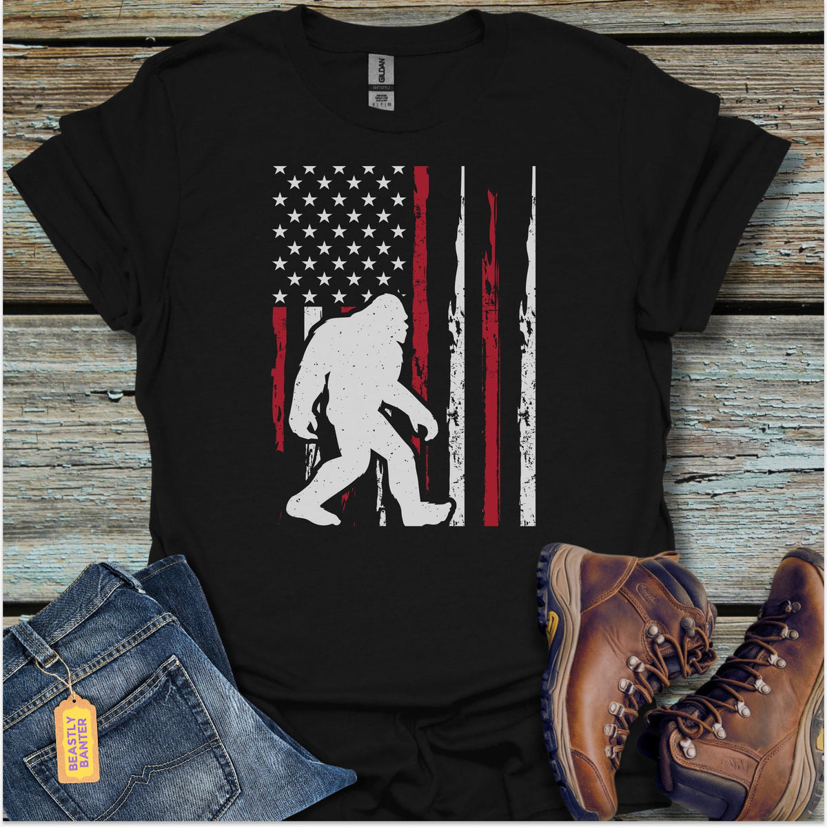 Bigfoot Walks Free T-Shirt - Beastly Banter