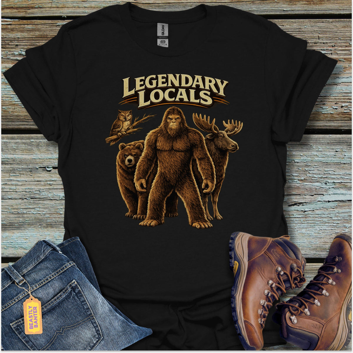 Legendary Locals Bigfoot T-Shirt - Beastly Banter