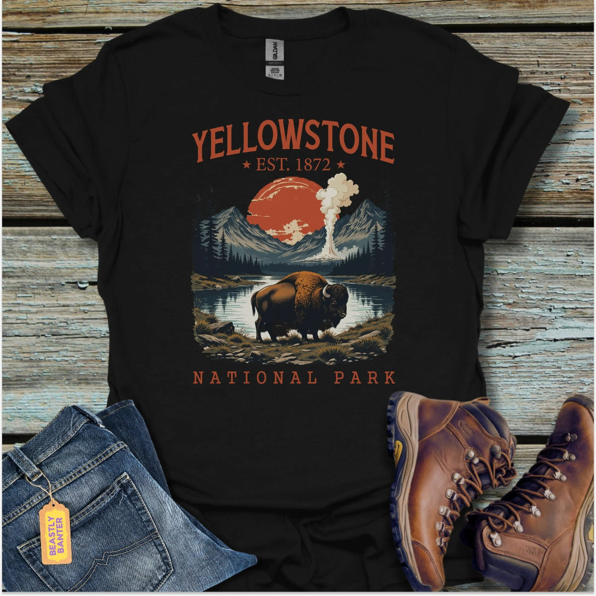 Yellowstone *Est. 1872 T-Shirt - Beastly Banter