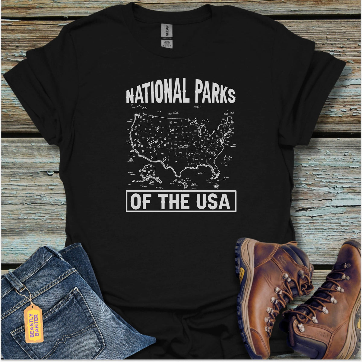 National Parks Of The USA T-Shirt - Beastly Banter