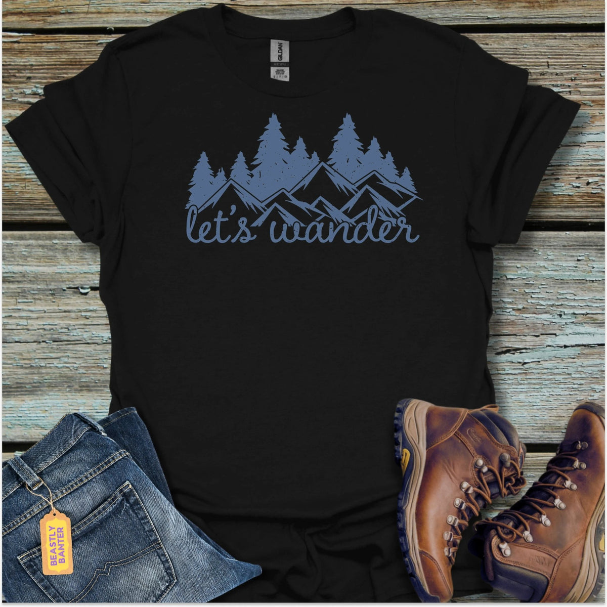 Let’s Wander T-Shirt - Beastly Banter